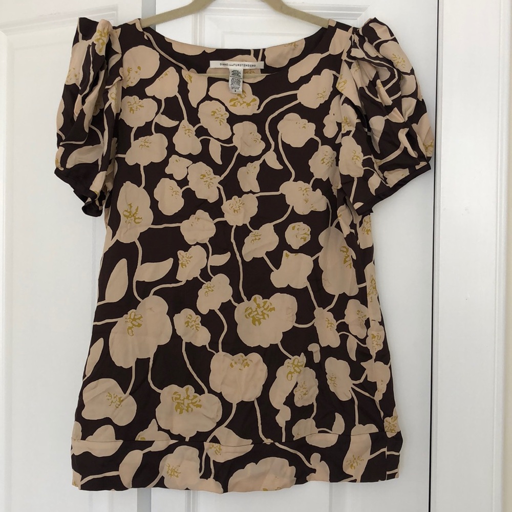 Diane Von Furstenberg Floral Shirt